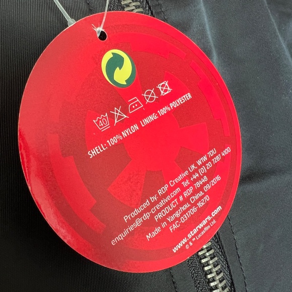 Star Wars Rogue One Red Squadron Bomber Jacket – NWT – U-Wing – Men’s S - Picture 5 of 15